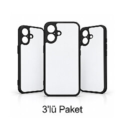 iPhone 17 Süblimasyon Telefon Kılıfı - 3'lü Paket - NobbyStar