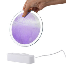 Işıklı Dekoratif Yuvarlak Sulu Kum Saati - 5