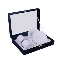 Kadife İkili Kahve Fincan Kutusu 18x25cm- 2'li Paket - 6