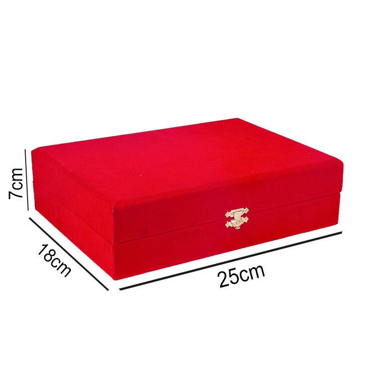 Kadife İkili Kahve Fincan Kutusu 18x25cm- 2'li Paket - 9