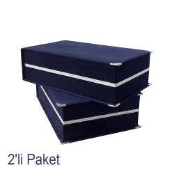 Kadife Kristal Cam Plaket Kutusu 16x25cm - 2'li Paket - NobbyStar (1)