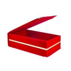 Kadife Kristal Cam Plaket Kutusu - 16x25cm. - 3