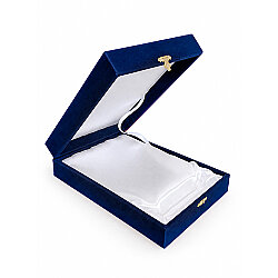 Kadife Kristal Cam Plaket Kutusu 16x26cm - 2'li Paket - 7