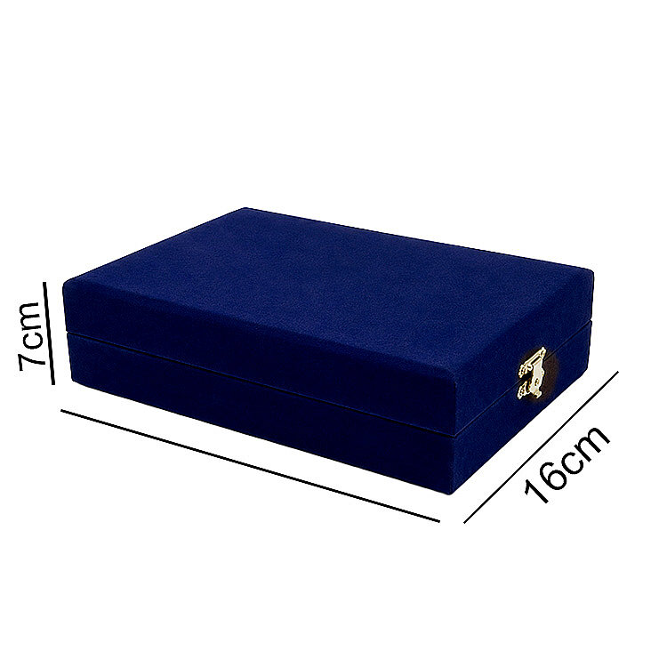 Kadife Kristal Cam Plaket Kutusu 16x26cm - 2'li Paket - 9