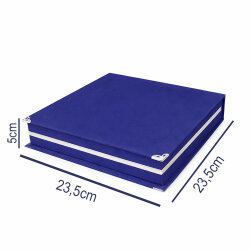 Kadife Plaket Tabak Kutusu 23x23cm - 2'li Paket - 7