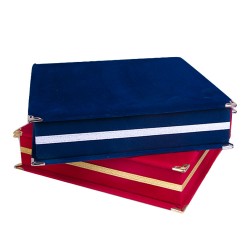 Kadife Tabak Plaket Kutusu - 29x29cm - 8