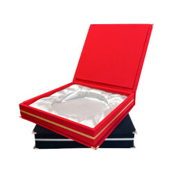 Kadife Tabak Plaket Kutusu - 29x29cm - NobbyStar