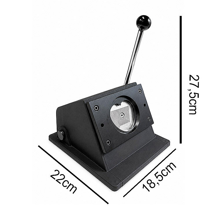 Kalp Buton Rozet Kesim Giyotini - 52x57mm - 4