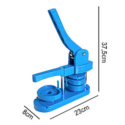Kalp Buton Rozet Pres Baskı Makinesi - 52x57mm - 4
