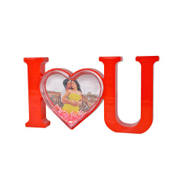 Kalpli I Love You Kar Küresi - 12x22cm - 6
