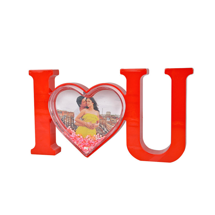 Kalpli I Love You Kar Küresi - 12x22cm - 6
