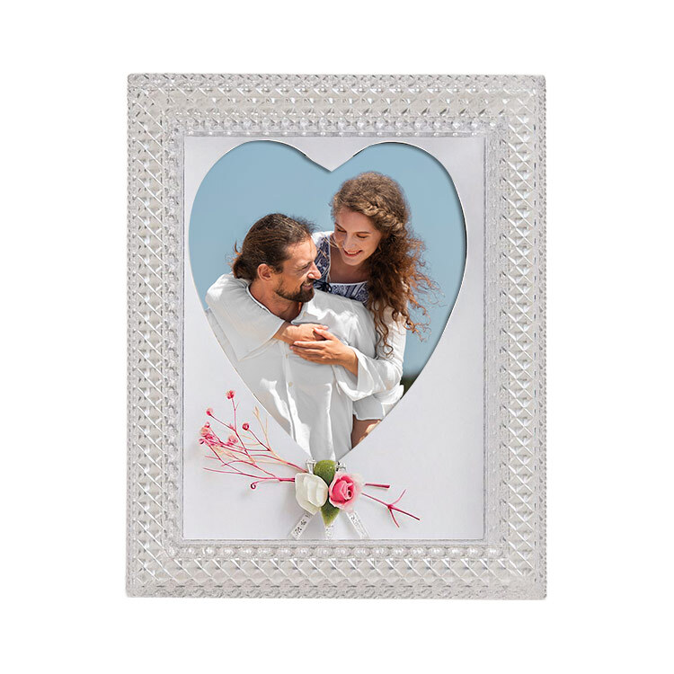 Kalpli Led Işıklı Kristal Fotoğraf Çerçevesi - 20x25cm - 8