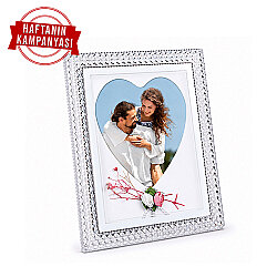 Kalpli Led Işıklı Kristal Fotoğraf Çerçevesi - 20x25cm - NobbyStar