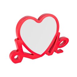 Kalpli Love Sihirli Ayna - Led Işıklı Çerçeve - 8