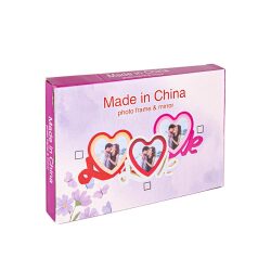 Kalpli Love Sihirli Ayna - Led Işıklı Çerçeve - 12