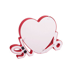 Kalpli Love Sihirli Ayna - Led Işıklı Çerçeve - 4