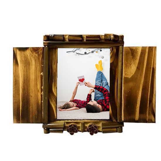 Kapaklı Bambu Fotoğraf Çerçevesi - 15x21 - 1