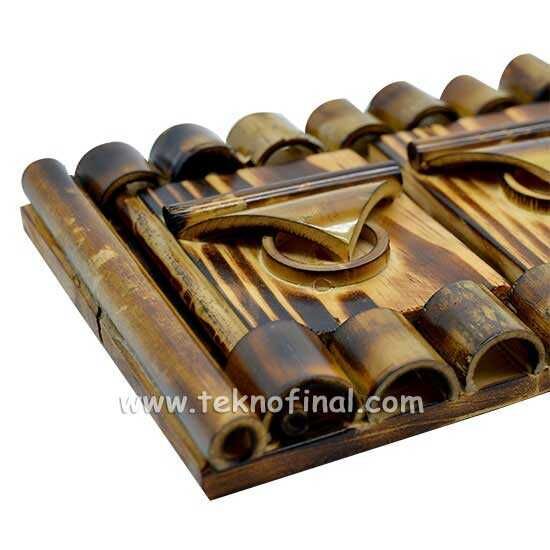 Kapaklı Yatay Bambu Fotoğraf Çerçevesi - 10x15 - 4