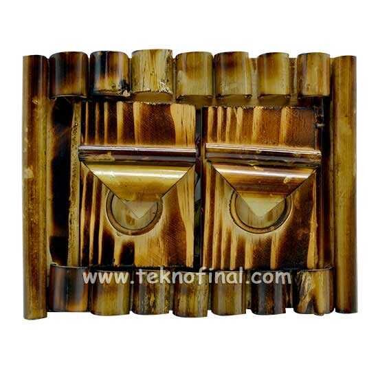 Kapaklı Yatay Bambu Fotoğraf Çerçevesi - 10x15