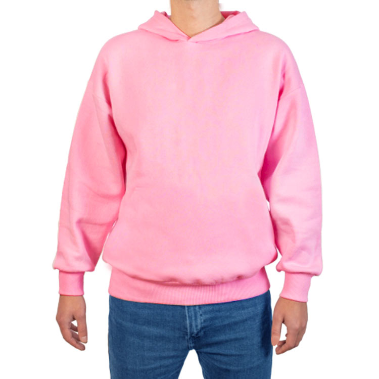 Kapşonlu Pembe Sweatshirt - 1