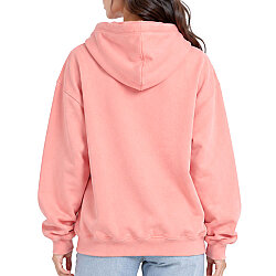 Kapşonlu Pembe Sweatshirt - 5