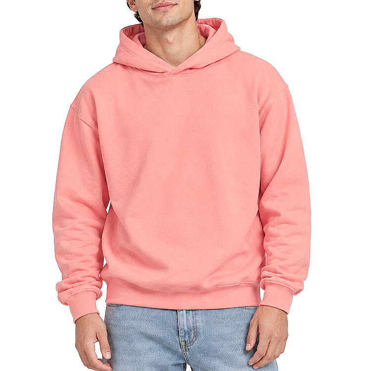 Kapşonlu Pembe Sweatshirt - 1