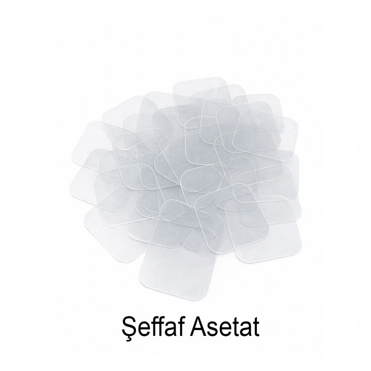 Kare Buton Rozet Malzeme Seti - 100 Adet - 3