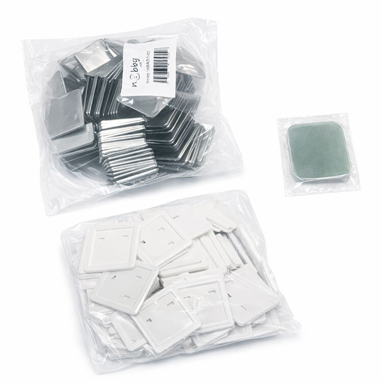 Kare Buton Rozet Malzeme Seti - 100 Adet - 6