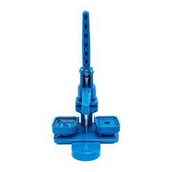 Kare Buton Rozet Pres Baskı Makinesi - 50mm - 9