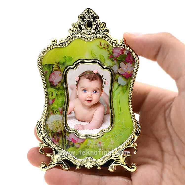 Kare İşlemeli Magnet Çerçeve - 1