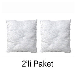 Kare Yastık İçi 2'li Paket - 45x45cm - NobbyStar