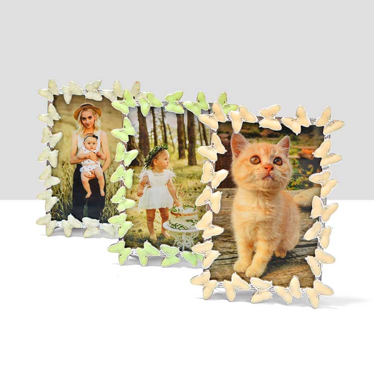 Kelebek Kenarlı 10x15 Fotoğraf Çerçevesi - 1