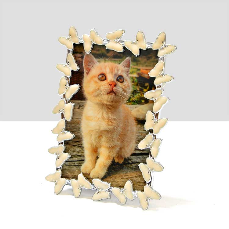 Kelebek Kenarlı 10x15 Fotoğraf Çerçevesi - 7
