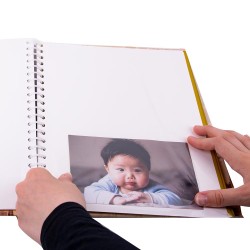 Yapışkanlı Nostaljik Fotoğraf Albüm - 24x29cm - 7