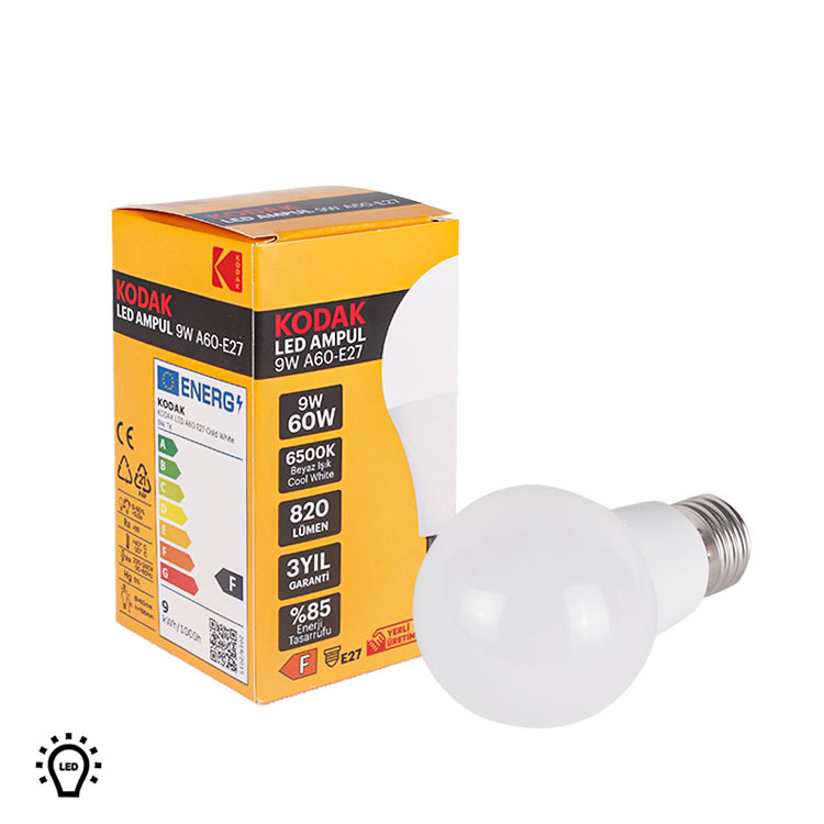Kodak Led Ampul - 9W A60-E27 - 1