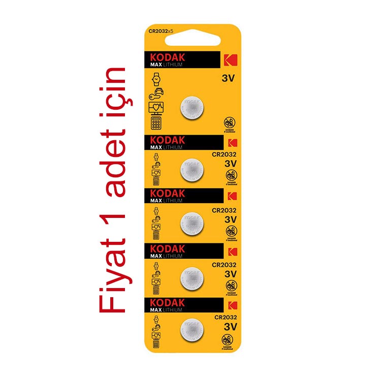 Kodak Ultra Lityum Düğme Pil - CR2032