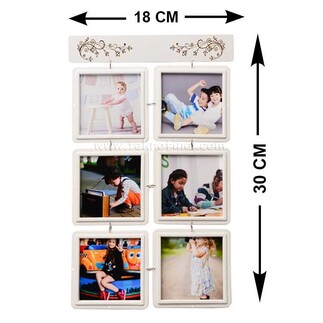 Vıntage 6'lı Kolaj Çoklu Dikey Fotoğraf Çerçevesi 18X30 Cm - 3