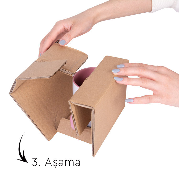 Korunaklı Kırılmaz Kupa Kutusu - 60'lı Paket - 4