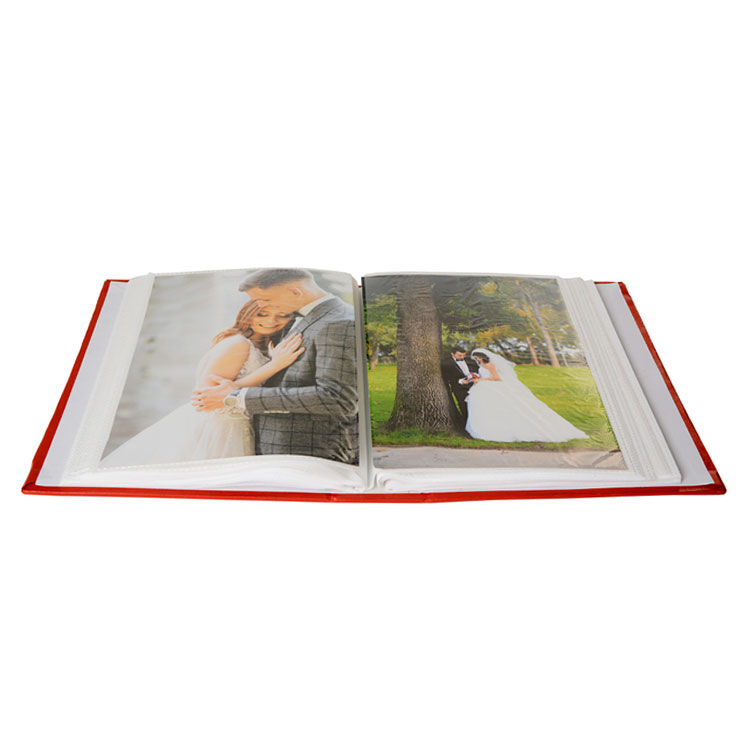 Deri 100'lük 15x21cm. Pencereli Fotoğraf Albümü - 5