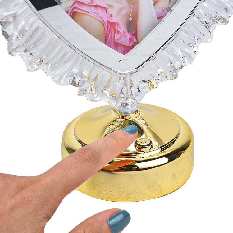 Kristal Kalpli Ledli Fotoğraf Çerçevesi - 20x26cm - 4