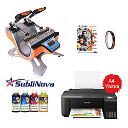 Kupa ve Türk Kahve Fincanı Baskı Seti - Goldpix
