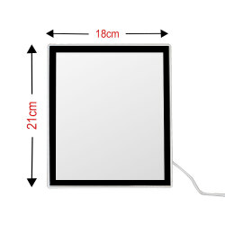 Kuru Çiçekli Çift Fotoğraflı Sihirli Ayna - Led Işıklı Çerçeve - 5