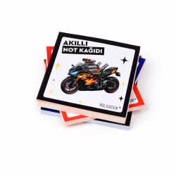 Kutulu Akıllı Not Kağıdı 7x7cm 100 Sayfa Yapışkansız Post-it - 48 Adet - 13