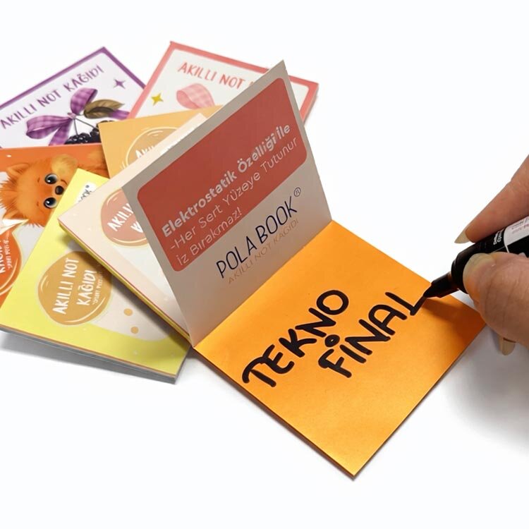 Kutulu Akıllı Not Kağıdı 7x7cm 100 Yaprak Yapışkansız Post-it - 48 Adet - 4