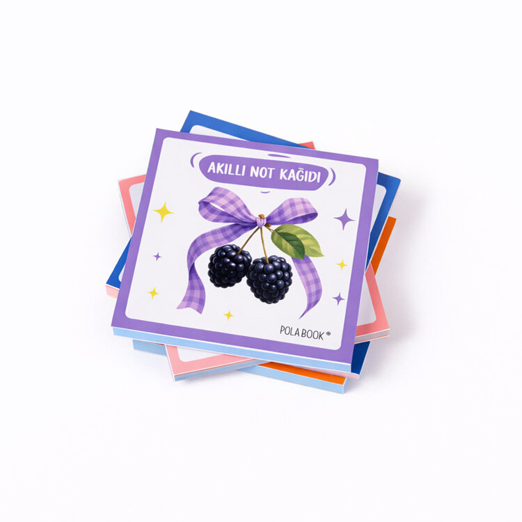 Kutulu Akıllı Not Kağıdı 7x7cm 50 Sayfa Yapışkansız Post-it - 80 Adet - 11