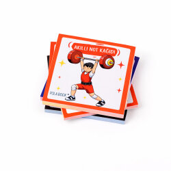 Kutulu Akıllı Not Kağıdı 7x7cm 50 Yaprak Yapışkansız Post-it - 80 Adet - 10