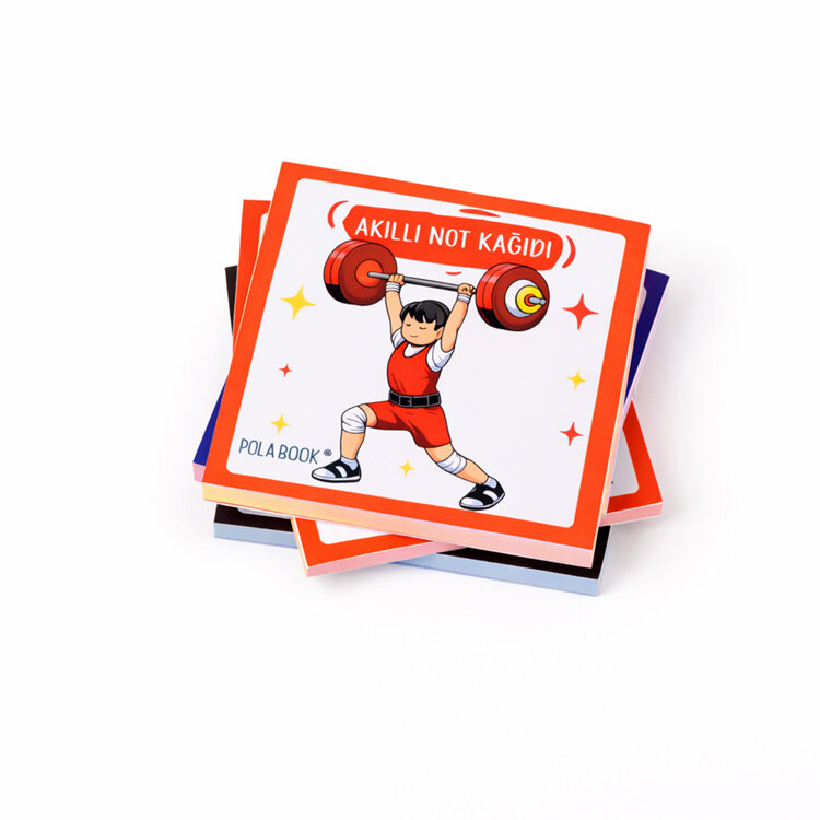 Kutulu Akıllı Not Kağıdı 7x7cm 50 Yaprak Yapışkansız Post-it - 80 Adet - 10