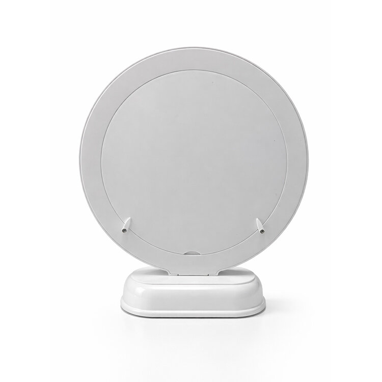 Led Işıklı 3D Yuvarlak Fotoğraflı Sihirli Ayna - 4