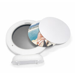 Led Işıklı 3D Yuvarlak Fotoğraflı Sihirli Ayna - 5