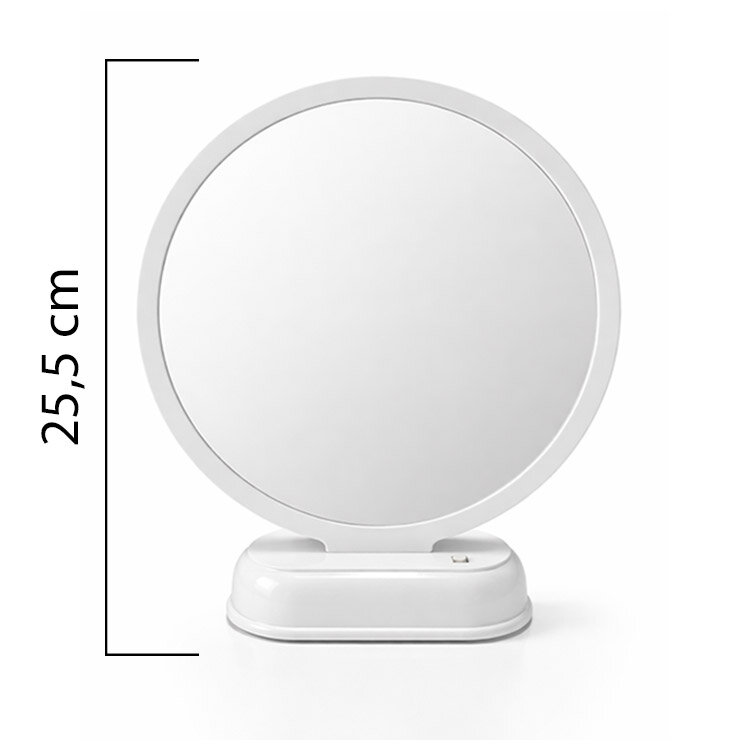 Led Işıklı 3D Yuvarlak Fotoğraflı Sihirli Ayna - 3